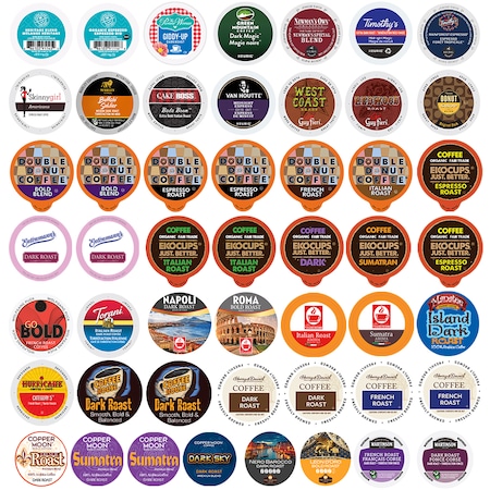 Perfect Sampler Perfect Samplers Prem Bold & Dark Roast Bulk VP-50 Ct. WM-PS-Prem-Bold-50